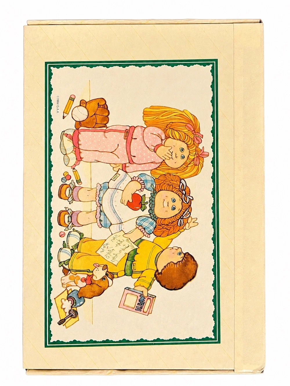 Vintage 1984 Cabbage Patch Kids Pencil Crayon Box Case Current school box